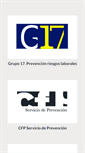 Mobile Screenshot of grupo17corporacion.com