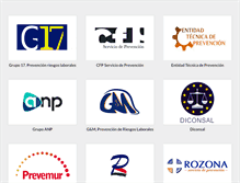 Tablet Screenshot of grupo17corporacion.com